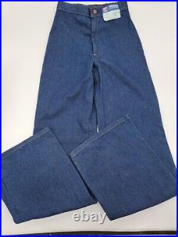 Deadstock NEW Levis Vintage 70s 1975 Orange Tab Bell Bottom Bareback Jeans 7/8