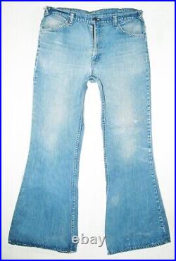 HOT VTG 80's Men LEVI'S 684 FLARE BELL BOTTOM 532 Denim Jeans 38x34 (Fit 36x32)