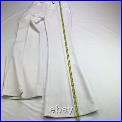 Hara Vintage 70s Womans Bell Bottom Pants Canvas 26 X 32 Slacks NOS Workwear
