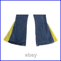 JNCO Women Jeans Size 13 Blue VTG Girlie Stuff Illiad Bell Bottom Made in USA