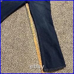Levis 684 Bell Bottom Blue Jeans Mens 32x29 Vintage Orange Tab 60s 70s Dark