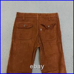 Levis Bell Bottoms Mens Size 32 x 32 Brown Flared Made In USA Vintage 666