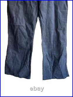 NEW-Vintage 1970s Levis 646 Blue Corduroy Bell Bottoms pants 42X30 flare talon