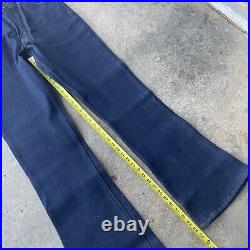NWT Deadstock Vtg 80s Levi's 646 Flare Bell Bottom Denim Jeans 36x36 Raw USA