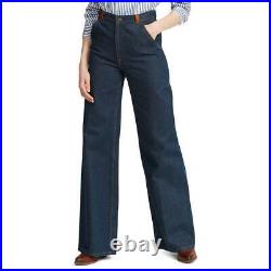 NWT Women's Polo Ralph Lauren High Rise Vintage-Inspired Bell Bottom Jeans Sz 32