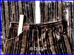 Rare 1970's Happy Legs 30x32 Bell Bottom Brown Corduroy Velvet Slacks Pants Vtg