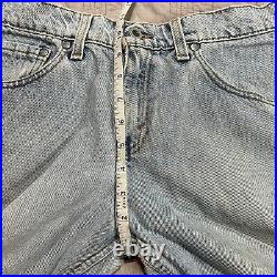 Rare Vintage 90s Levi's Silver Tab Distressed Light Blue Bell Bottom Jeans 5 Jr