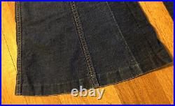 True Vintage Pantasies Denim Bell Bottoms Jeans Women's 7/8 Huge 17 Leg Opening