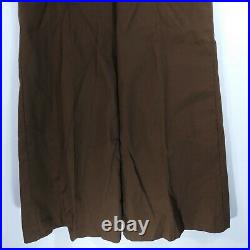 Turtle Bax High Waist Flare Bellbottom Women's Brown Pants Rare Vtg 70s Measurem