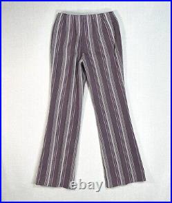 VINTAGE 60s 70s Levi's STRIPED BELL BOTTOMs for Gals Sta-Prest Womens 28x30 S23