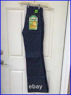 VTG 1960s70s Men's Deadstock Wrangler Bell Bottom Jeans Talon Zipper Waist 27