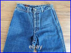 Vintage 1970s LANDLUBBER High Waist Flare Jeans BELL BOTTOM Made in USA B3