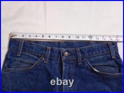 Vintage 1970s Levi's Orange Tab 684 Bell Bottom Jeans Tag Size 33X34 (32 X 33.5)