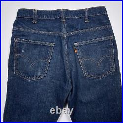 Vintage 1970s Levis 646 Bell Bottom Flare Jeans Measured 32x31 Dark