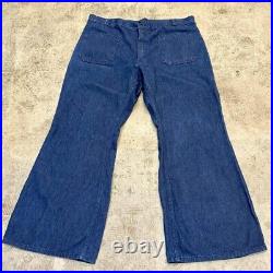 Vintage 1970s Navy Sailor Jeans Bell Bottoms
