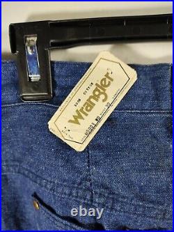 Vintage 1970s Wrangler Misses Jeans Flares Bell Bottom Size 18 High Waist NEW
