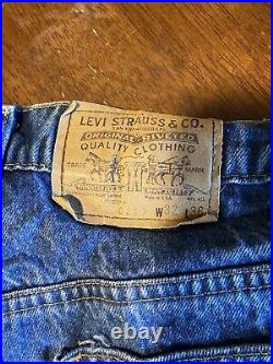 Vintage 684 Levis Jeans Orange Tab Bell Bottoms 32x36