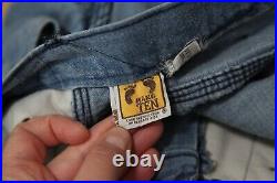 Vintage 70s Hang Ten Men's Bell Bottom Jeans Flares 33M 34 x 31 actual Blue