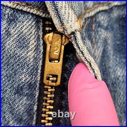 Vintage 70s LEVIS Bell-Bottoms Flared Jeans Women 10 31x29 Faded Stonewash TALON