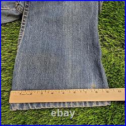 Vintage 70s LEVIS Bell-Bottoms Flared Jeans Women 10 31x29 Faded Stonewash TALON