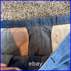 Vintage 70s Levis Jeans Mens 36x36 Bell Bottom Flare Denim Orange Tab Pearl Snap