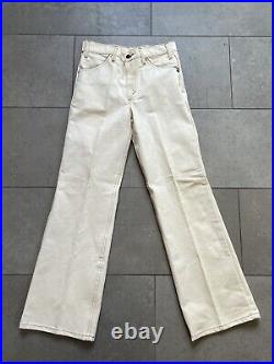 Vintage 70s Levis Orange Tab Movin On Deadstock Flare Bell Bottom Jeans 30x30