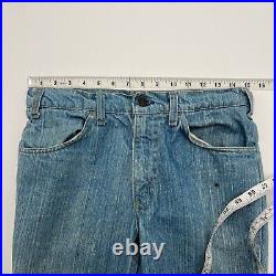 Vintage 70s Men's Levi's 684-2913 Orange Tab Big Bell Bottom Jeans 30x31 Talon