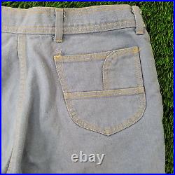 Vintage 70s Montgomery-Ward Bootcut Flared Jeans 32x29 Faded Light Stonewash