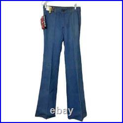 Vintage 70s NWT Brittania Wide Leg Bell Bottom Flare Tall Jeans Hippie 30