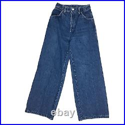 Vintage 70s San Fransisco Jeans 25 x 30 Wide Leg Bell Bottom High Waist