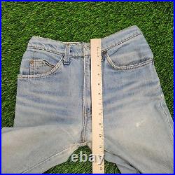 Vintage 80s LEVIS 646 Bell Bottoms Jeans Womens 0 (24x 27) Faded Light Stonewash
