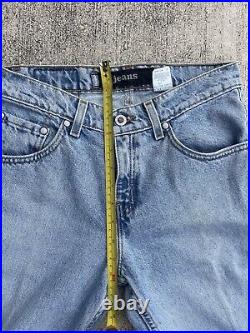 Vintage 90s Levi's Silver Tab Light Wash Blue Bell Bottom Jeans Size 3 Women's