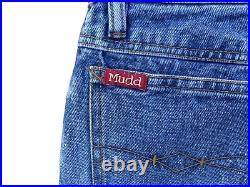 Vintage 90s Studded MUDD Flare Jeans Women Size 7/29 Bell Bottom Denim Y2K