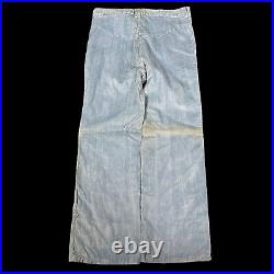 Vintage Blue Bell Bottoms Size 34x30 70's 80's