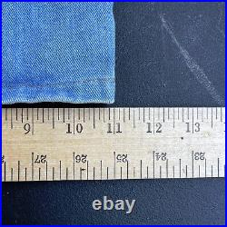 Vintage Hang Ten Blue Denim Overalls Bibs Sz 32 Wide Leg Rare Cotton Bell Bottom