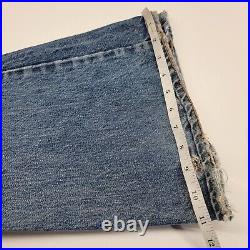 Vintage Levi's 1970's Women's Size 27X28 Bell Bottom Flare Jeans Blue Distress