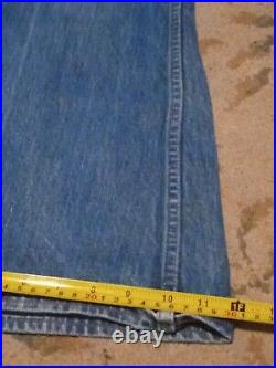 Vintage Levi's 584 Big Bell Bottom Jeans 34x30 1970s