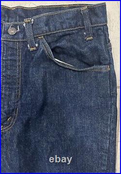 Vintage Levi's Bell Bottom Jeans 1976 Orange Tab Talon Zipper Measures 32x30