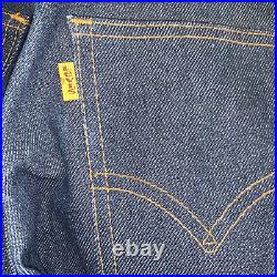 Vintage Levi's Denim Blue Jeans Bell Bottoms 746-0917 Orange Tab 70s Sz 25X34