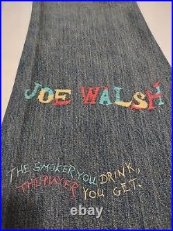 Vintage Levi's Jeans Unique Bell Bottom Rock & Roll Embroidery Levis Orange Tag