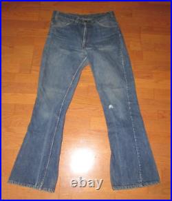Vintage Levi's Orange Tab Bell Bottom Flared Jeans Women's Sz 33 SF 207