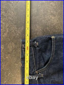 Vintage Levis 684 0217 Orange Tab Big Bell Bottom Super Flare Jeans 36X31.5