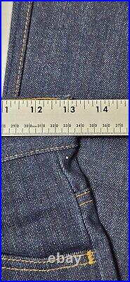 Vintage Levis Bell Bottom Jeans Womens 28x30 Orange Tab Dark Denim New Tags 1976