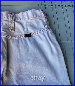 Vintage Maverick Bell Bottom Jeans Womens Size 12 USA White Wrangler Flare 70s