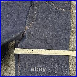Vintage NWT Levis Bell Bottom Jeans Mens 40x32 Orange Tab 646-0217 Dark Wash