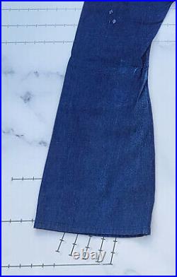 Vintage Navdungaree Bell Bottom Jeans Size 28x30 Made in USA Blue Cone Seafarer