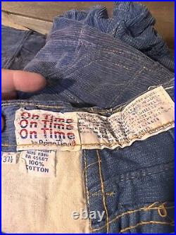 Vintage ON TIME ON TIME ON TIME BY PRIME TIME 70'S PANEL BELL BOTTOM PANTS 36/36
