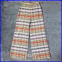 Vintage TIME and PLACE 70s Flared Wide Leg Bell Bottom Plaid Hippie Pants 11