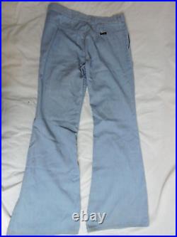 Vtg 1970s Wrangler Denim Junior Bell Bottom Jeans Sz 9 27x30