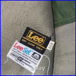 Vtg 60s 70s Mens Lee Suit 3 Piece 46 Jacket 34 30 Pants Bell Bottom Disco Cotton